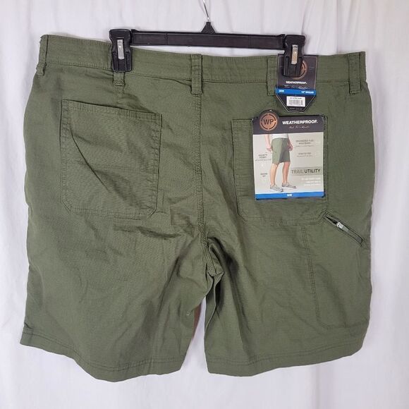 WP Weatherproof Alpine Olive Stretch Trail Utility Shorts Waist Size‎ 40 - Picture 5 of 7